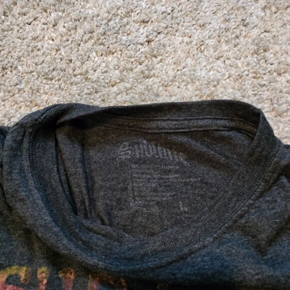 Sublime Sun Logo Black Graphic T-Shirt Women's Sz L - Picture 5 of 6